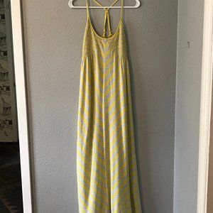 Grey + Yellow Knit Maxi from Anthropologie